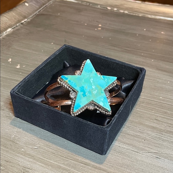 Mojave Turquoise Star Cuff Bracelet